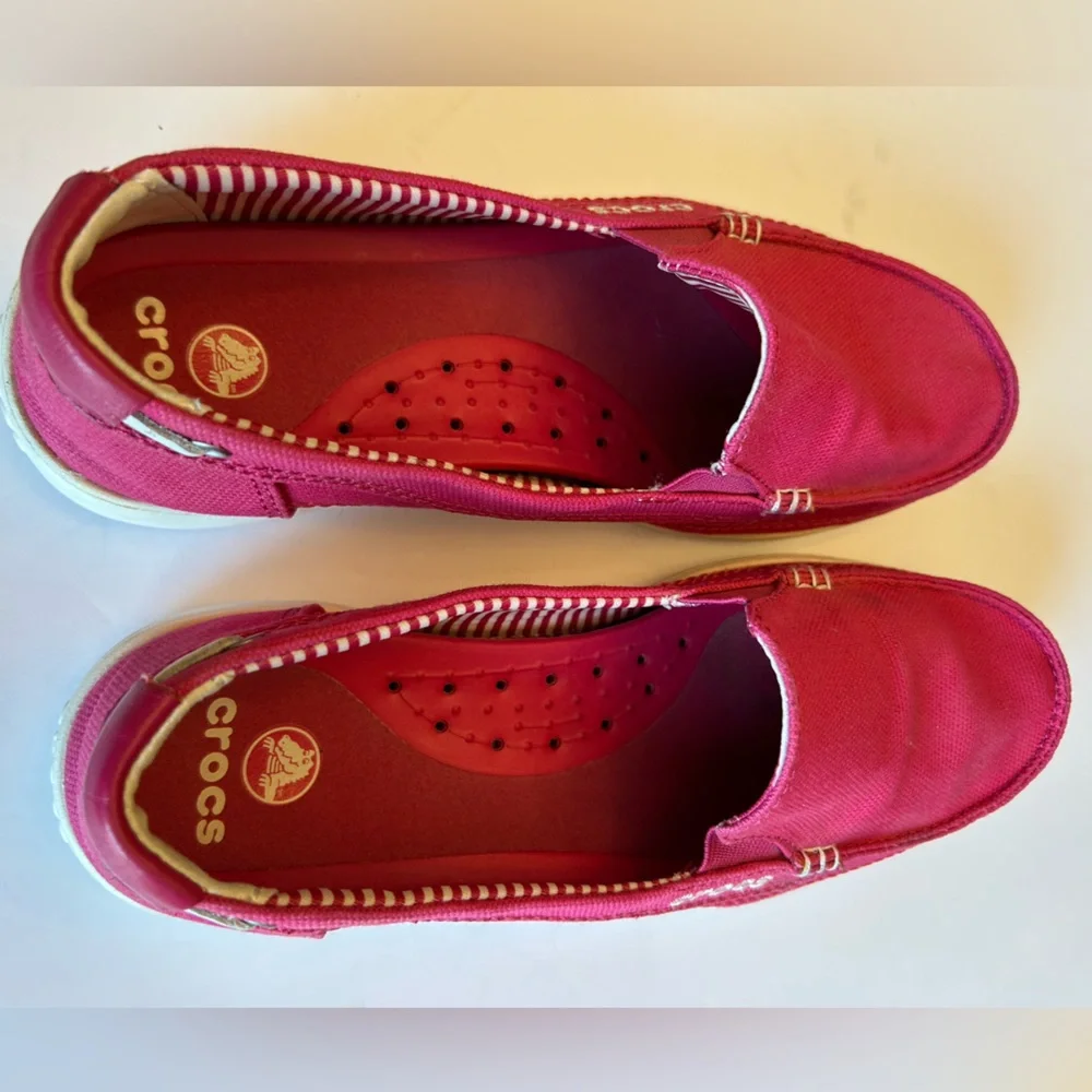 CROCS Pink Loafers - Picture 3 of 10
